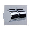 ALFI brand AB4001-PC Polished Chrome Concealed 3-Way Thermostatic Valve Shower Mixer Round Knobs