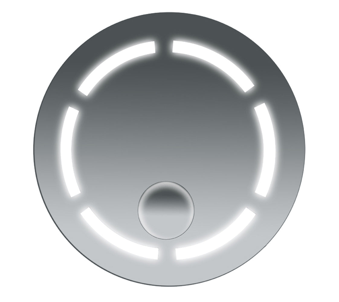 SteamSpa Round Fog Free Bathroom Mirror MIR06