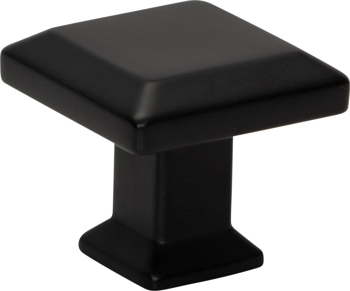 Atlas Homewares Sweetbriar Lane Square Knob 1 1/4 Inch Matte Black