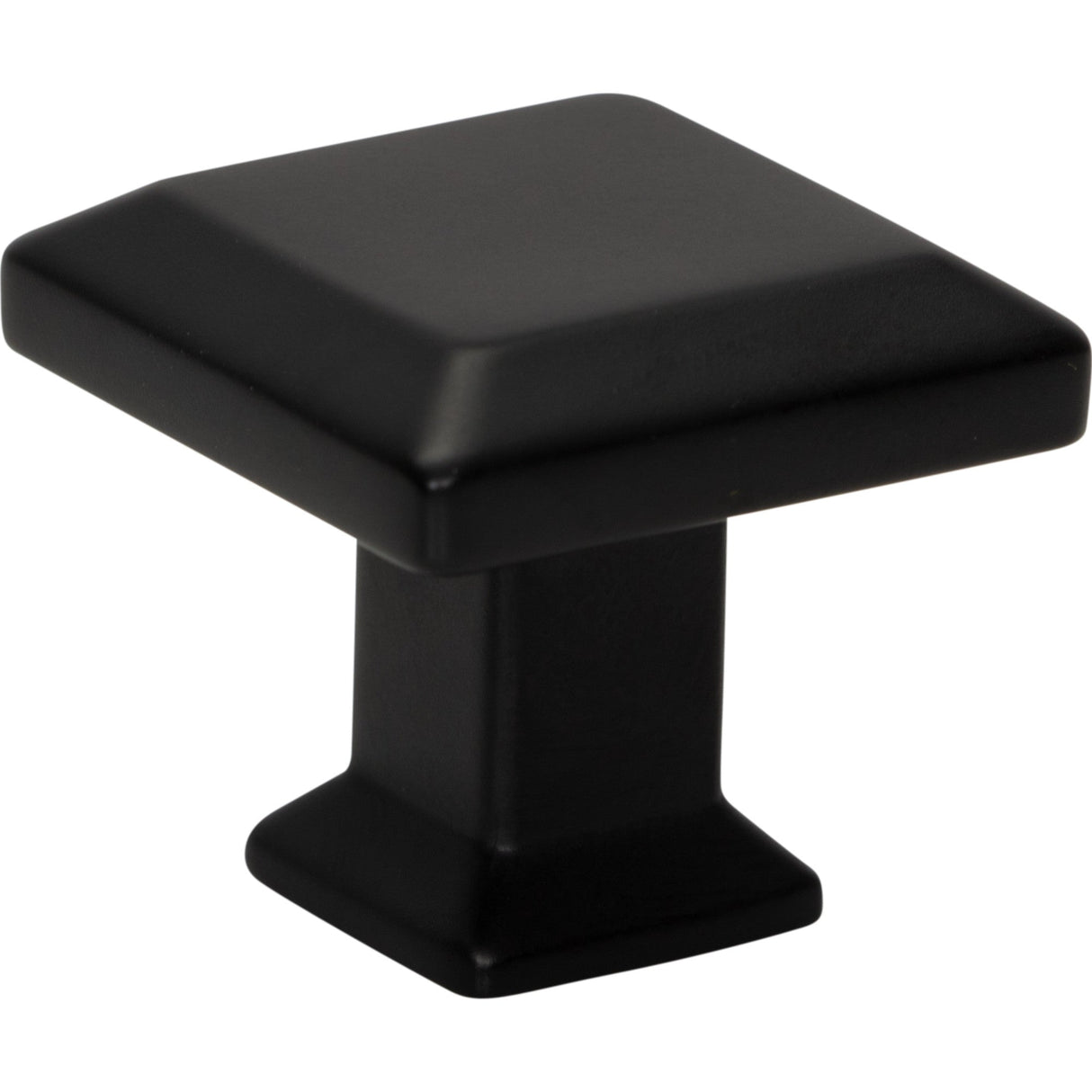 Atlas Homewares Sweetbriar Lane Square Knob 1 1/4 Inch Matte Black