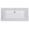 ALFI brand AB8832 67 inch White Rectangular Acrylic Free Standing Soaking Bathtub