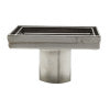 ALFI brand ABSD55A 5" x 5" Modern Square Stainless Steel Shower Drain w/o Cover