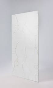 Wetwall Panel Tuscany Marble 36in x 96in Bullnose Edge to Tongue Edge W7057