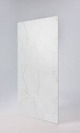Wetwall Panel Tuscany Marble 36in x 96in Bullnose Edge to Tongue Edge W7057