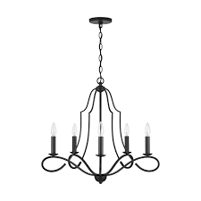 439551MB Capital Lighting Cameron 5 Light 27" Wide Taper Candle Chandelier