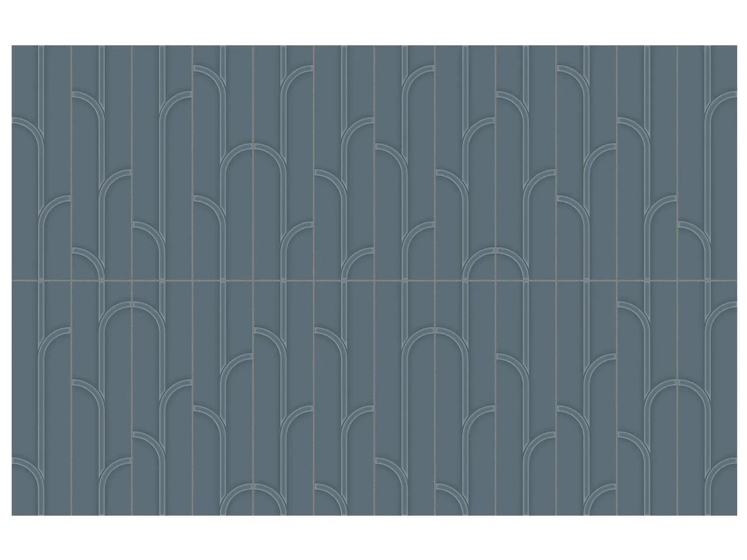 Anatolia Geometra 3X12 Ivy Ink Glossy Ceramic Wall Tile 4000-0306-0 Ink Ivy 3x12 - premium natural stone mosaic tile from Anatolia Tile, available at PoshHaus showroom in Keene, NH