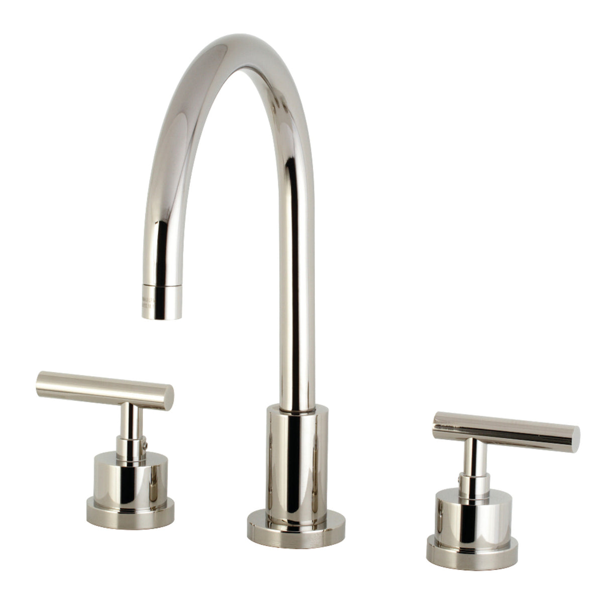 Kingston Brass KS8926CML 8 in. Widespread Bathroom Faucet, Polished Nickel
