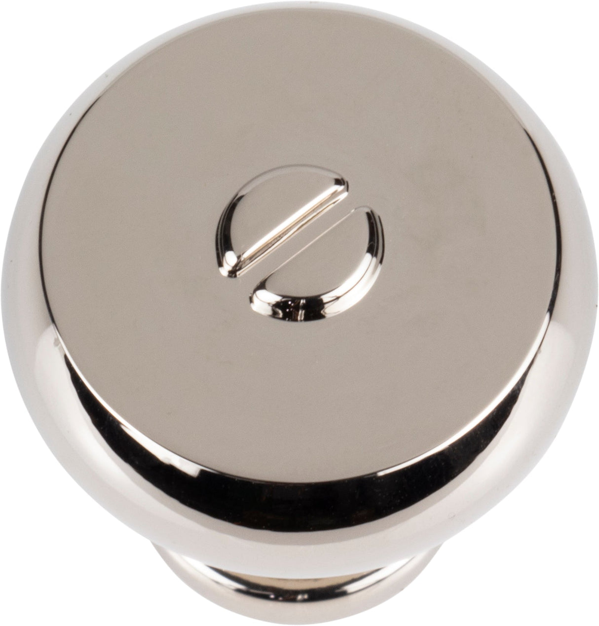 Atlas Homewares Everitt Knob 1 3/16 Inch Polished Nickel