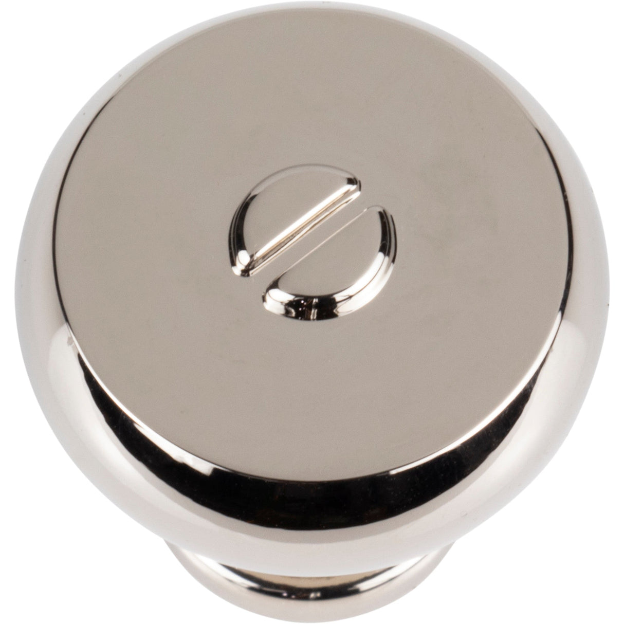 Atlas Homewares Everitt Knob 1 3/16 Inch Polished Nickel