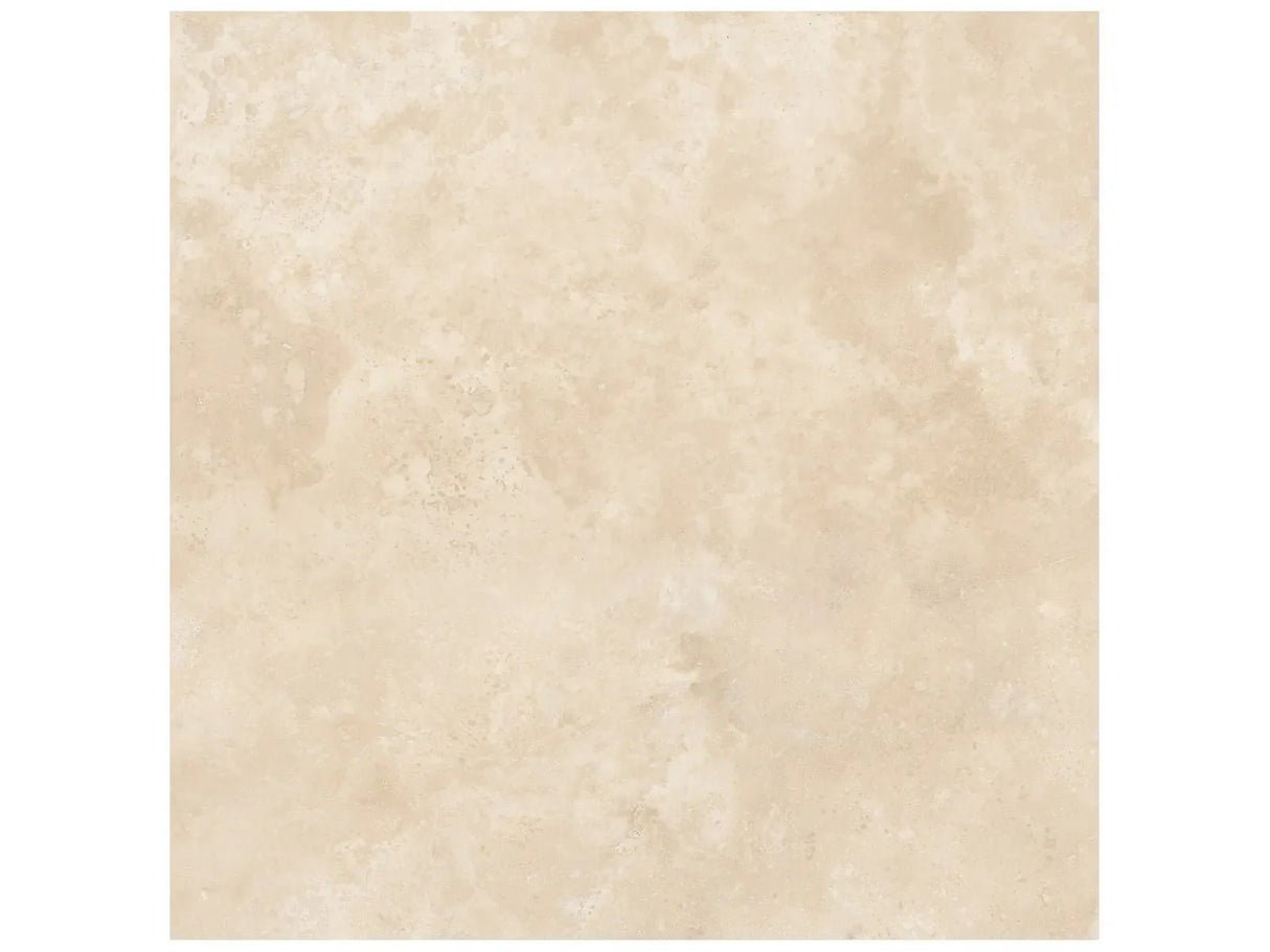 Anatolia Tile 18X18 Travertine Filled & Honed Ivory Stone Tile 73-553 - premium natural stone mosaic tile from Anatolia Tile, available at PoshHaus showroom in Keene, NH