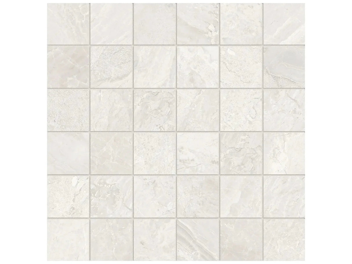 Anatolia 2X2 Mosaic Lumino Ivory Matte Porcelain Tile 4501-0578-0 *** 1 Sheet = .96 Sf *** Ivory 2x2 - premium natural stone mosaic tile from Anatolia Tile, available at PoshHaus showroom in Keene, NH