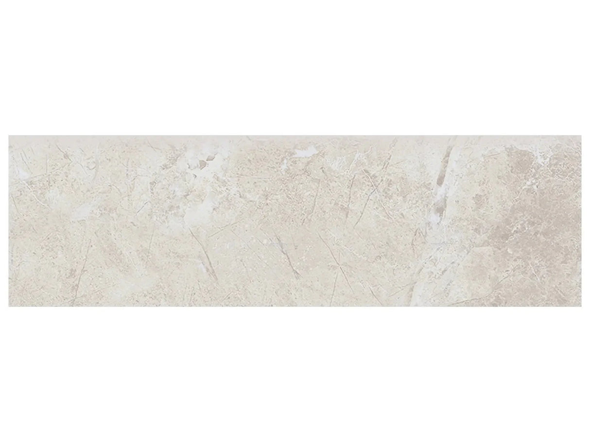 Anatolia 3X10 Bullnose Regency Ivory Glossy Ceramic Trim 4502-0206-0 Ivory Bullnose 3x10 - premium natural stone mosaic tile from Anatolia Tile, available at PoshHaus showroom in Keene, NH