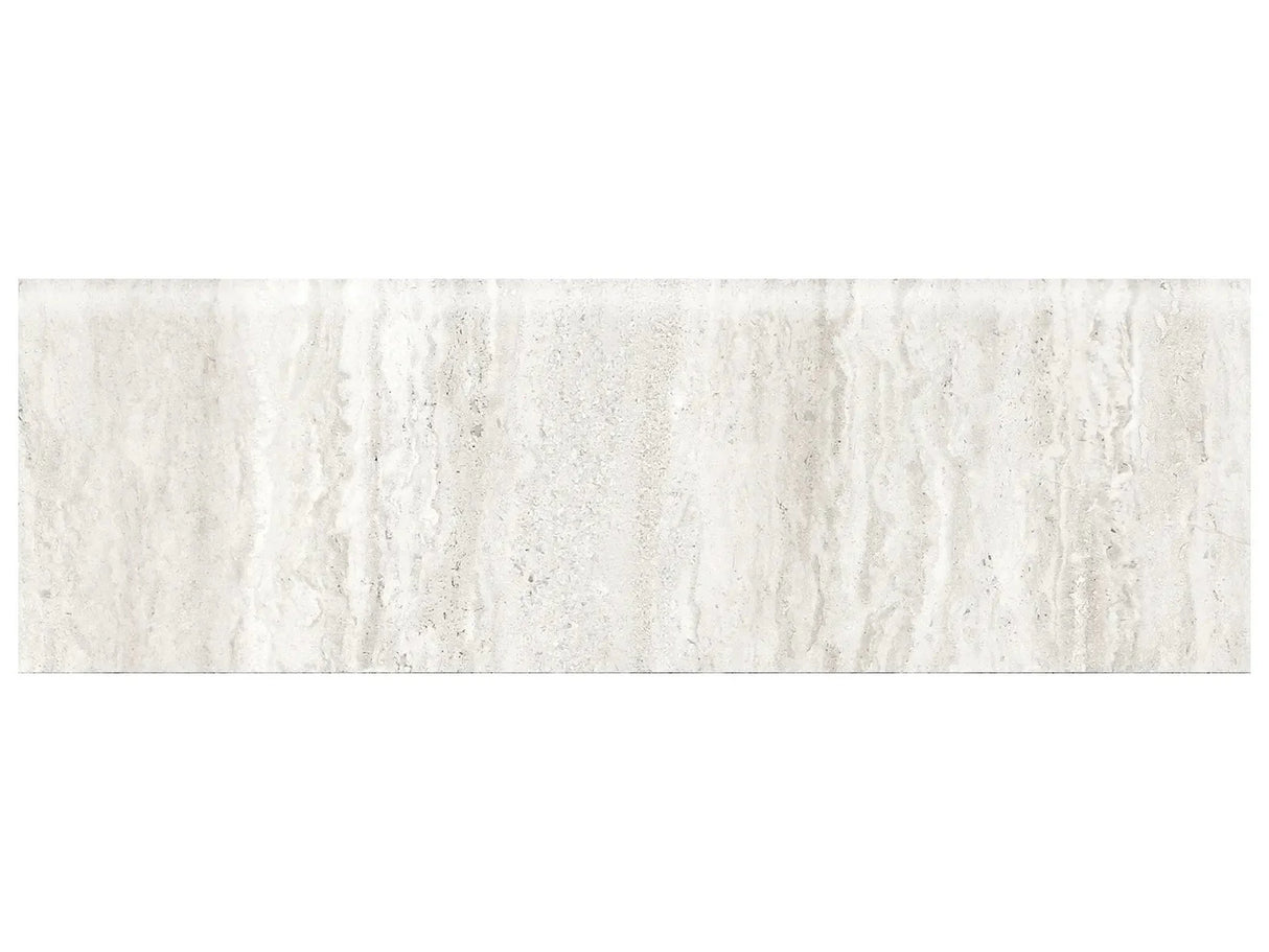 Anatolia Tile 3X10 Bullnose Precept Ivory Glossy Porcelain Trim 56-512 - premium natural stone mosaic tile from Anatolia Tile, available at PoshHaus showroom in Keene, NH