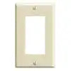 1-Gang Ivory Decora/Rocker Plastic Standard Wall Plate (1-Pack)