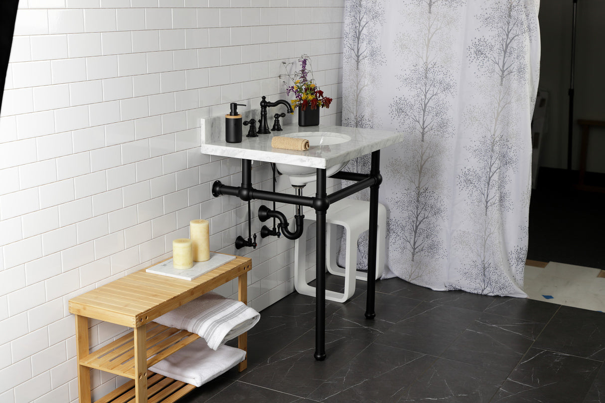 Fauceture FSC1970ACL American Classic Widespread Bathroom Faucet, Matte Black