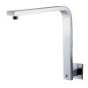 ALFI brand AB12GSW-PC Polished Chrome 12" Square Raised Wall Mounted Shower Arm
