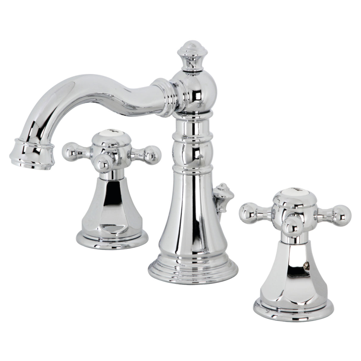 Kingston Brass FSC1971BX Metropolitan Widespread Bathroom Faucet, Polished Chrome