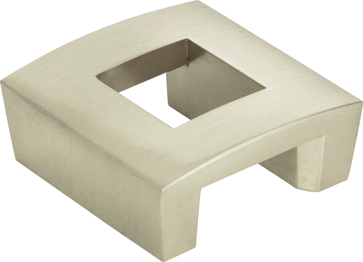 Atlas Homewares Centinel Square Knob 1 1/4 Inch (c-c) Brushed Nickel