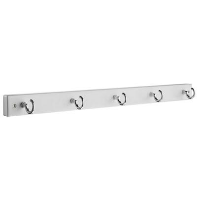 Smedbo Beslagsboden Coat Rack in White/Polished Chrome