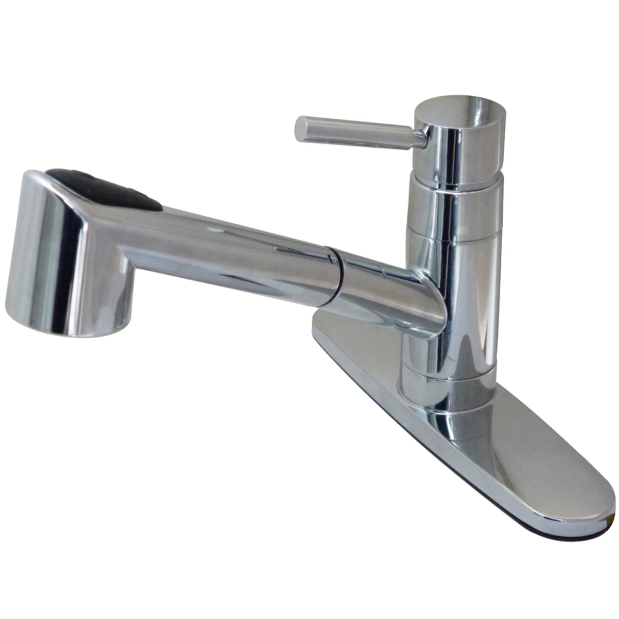 Gourmetier GSC8571WDL Wilshire Single-Handle Pull-Out Kitchen Faucet, Polished Chrome