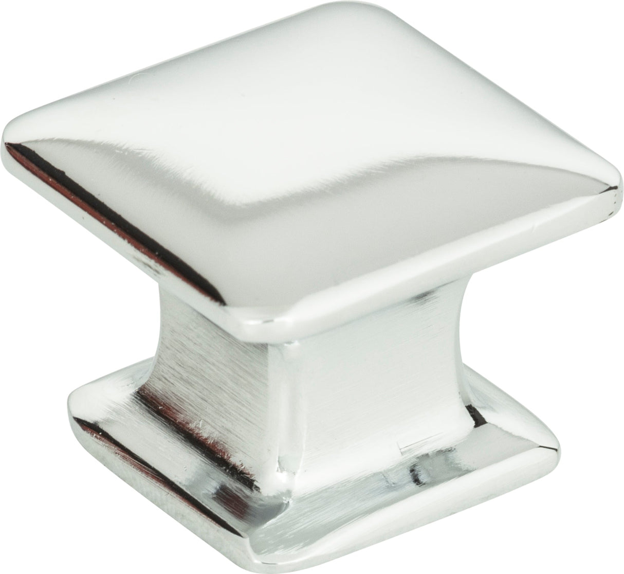 Atlas Homewares Alcott Square Knob 1 1/4 Inch Polished Chrome