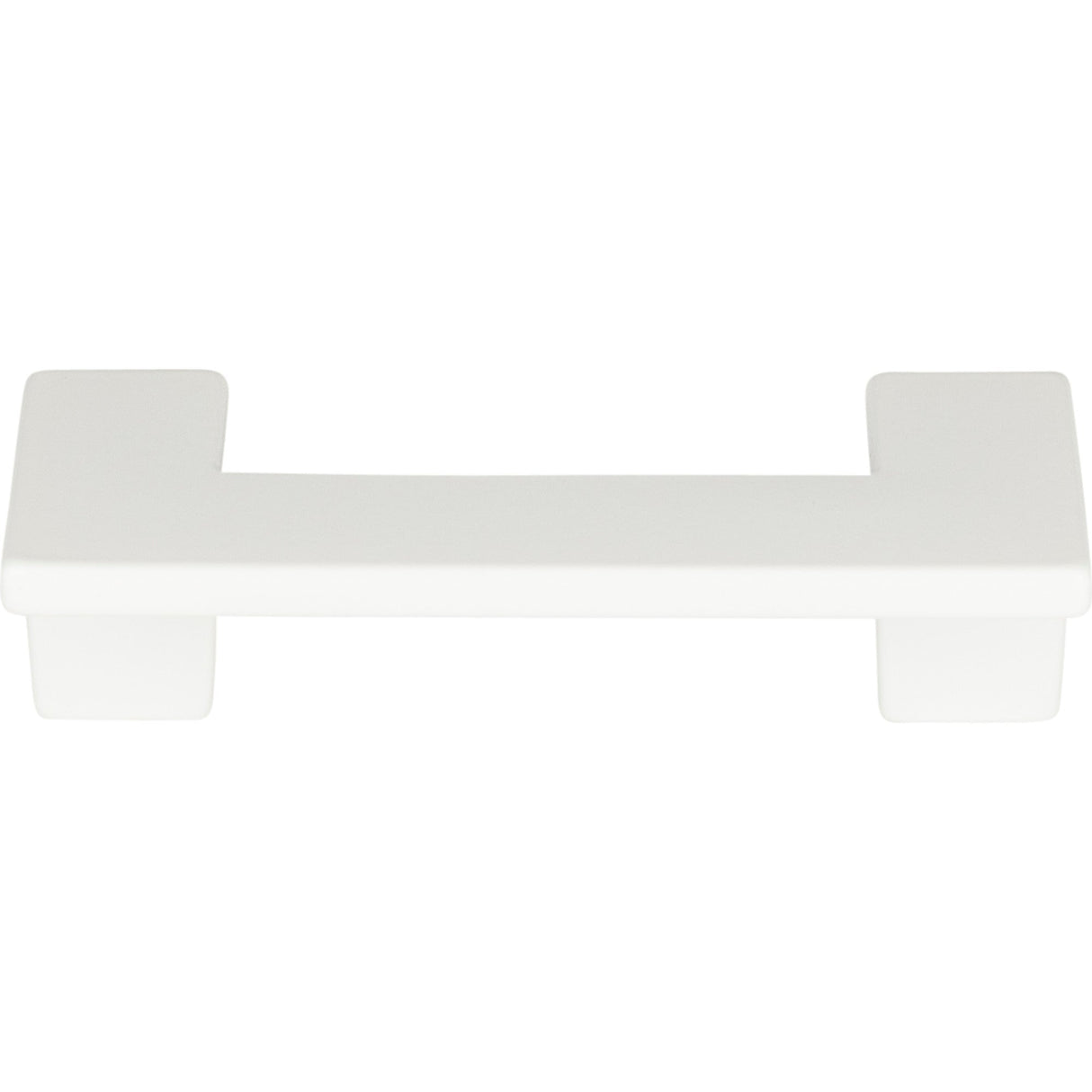Atlas Homewares U Turn Pull 2 1/2 Inch (c-c) High White Gloss