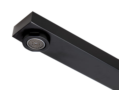 Black Matte Square Foldable Tub Spout