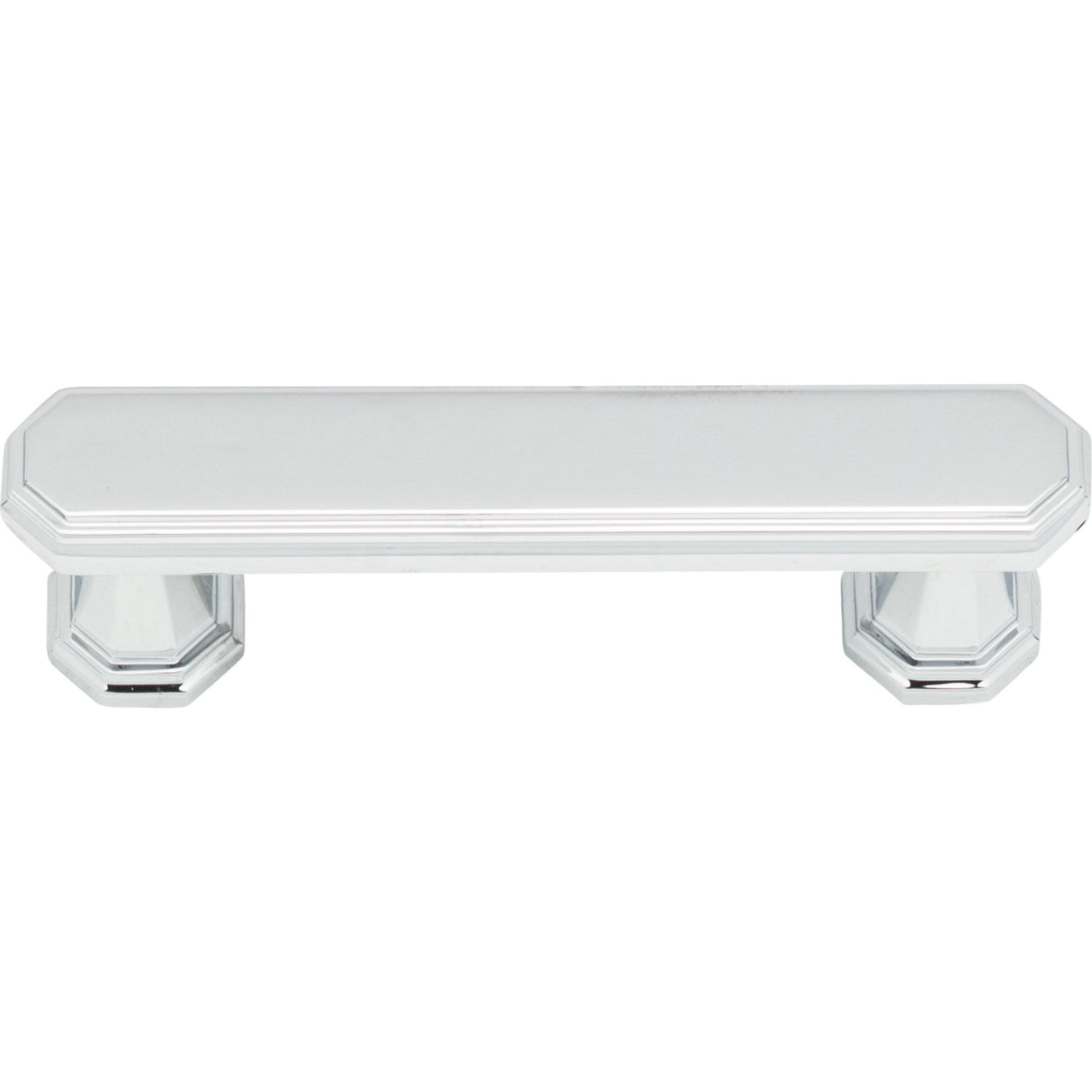 Atlas Homewares Dickinson Pull 3 Inch (c-c) Polished Chrome