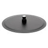 Matte Black Stainless Steel 12" Round Ultra-Thin Rain Shower Head