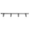 ALFI brand AB9528 Polished Chrome Wall Mounted 4 Prong Robe / Towel Hook Bathroom Accessory