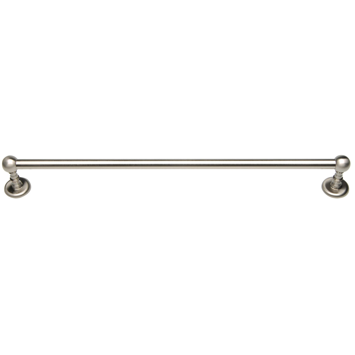 Atlas Homewares Emma Bath Towel Bar 24 Inch Single Brushed Nickel