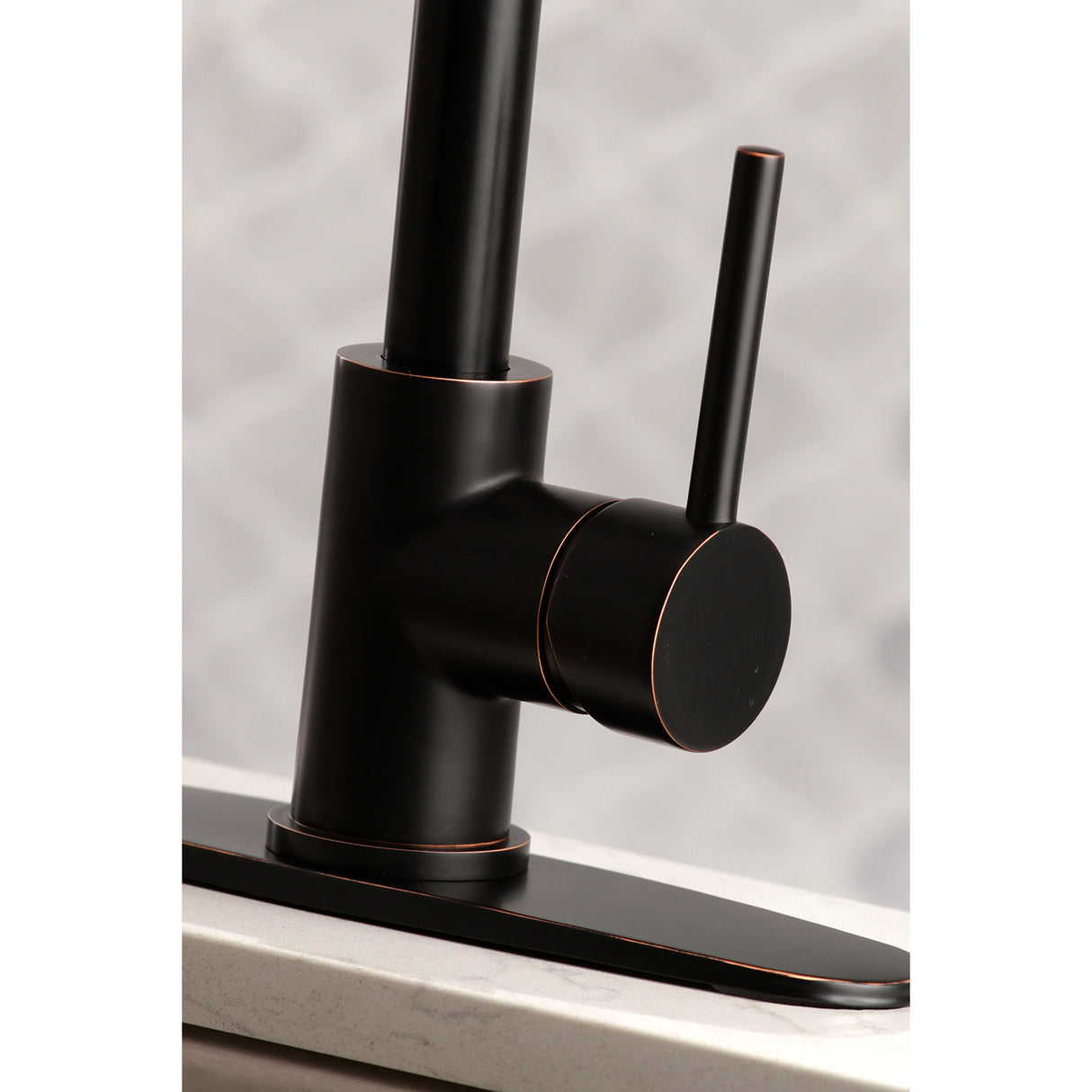 Gourmetier LS8776DL Concord Single-Handle Pre-Rinse Kitchen Faucet, Naples Bronze