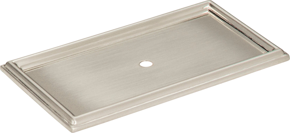 Atlas Homewares Campaign Rope Backplate 3 11/16 Inch Brushed Nickel