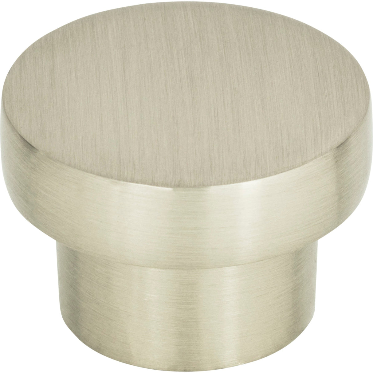 Atlas Homewares Chunky Round Knob Medium 1 7/16 Inch Brushed Nickel