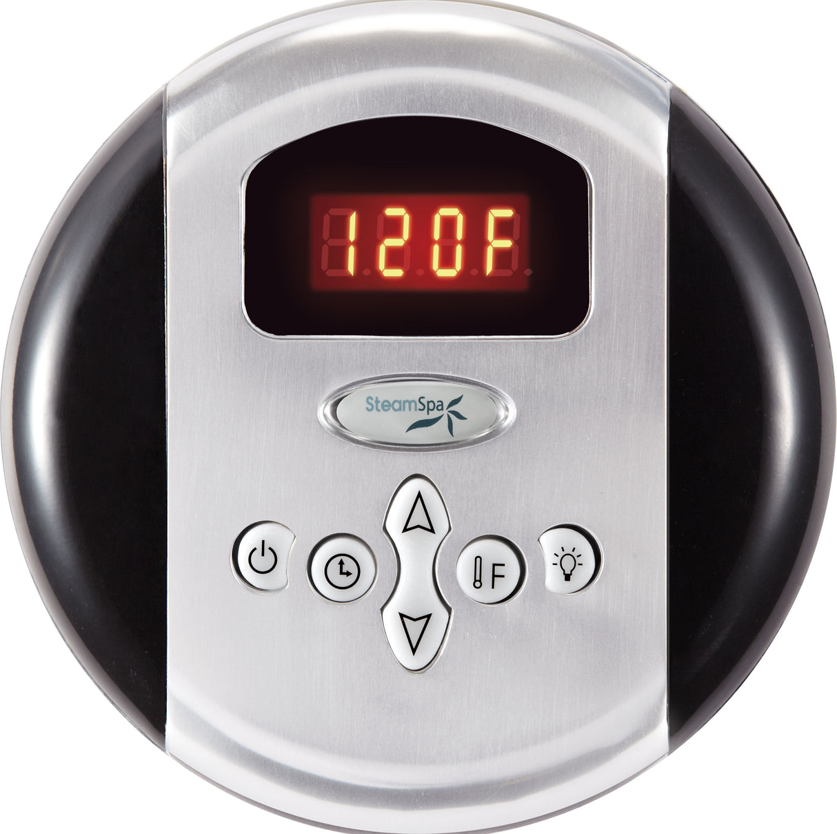 SteamSpa Programmable Control Panel with Presets in Chrome G-SC-200-PC