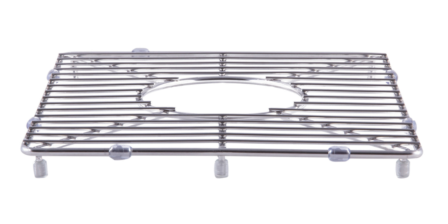 Stainless steel kitchen sink grid for small side of AB3618DB. AB3618ARCH