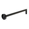 Black Matte 16" Round Wall Shower Arm