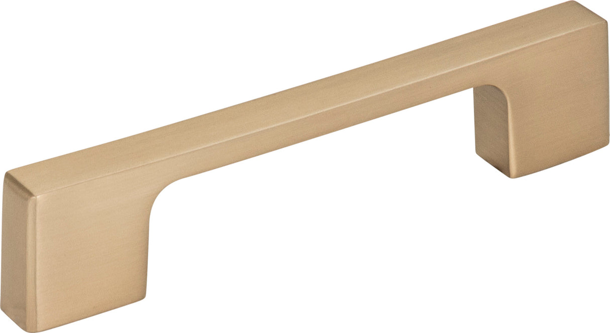 Atlas Homewares Thin Square Pull 3 3/4 Inch (c-c) Champagne