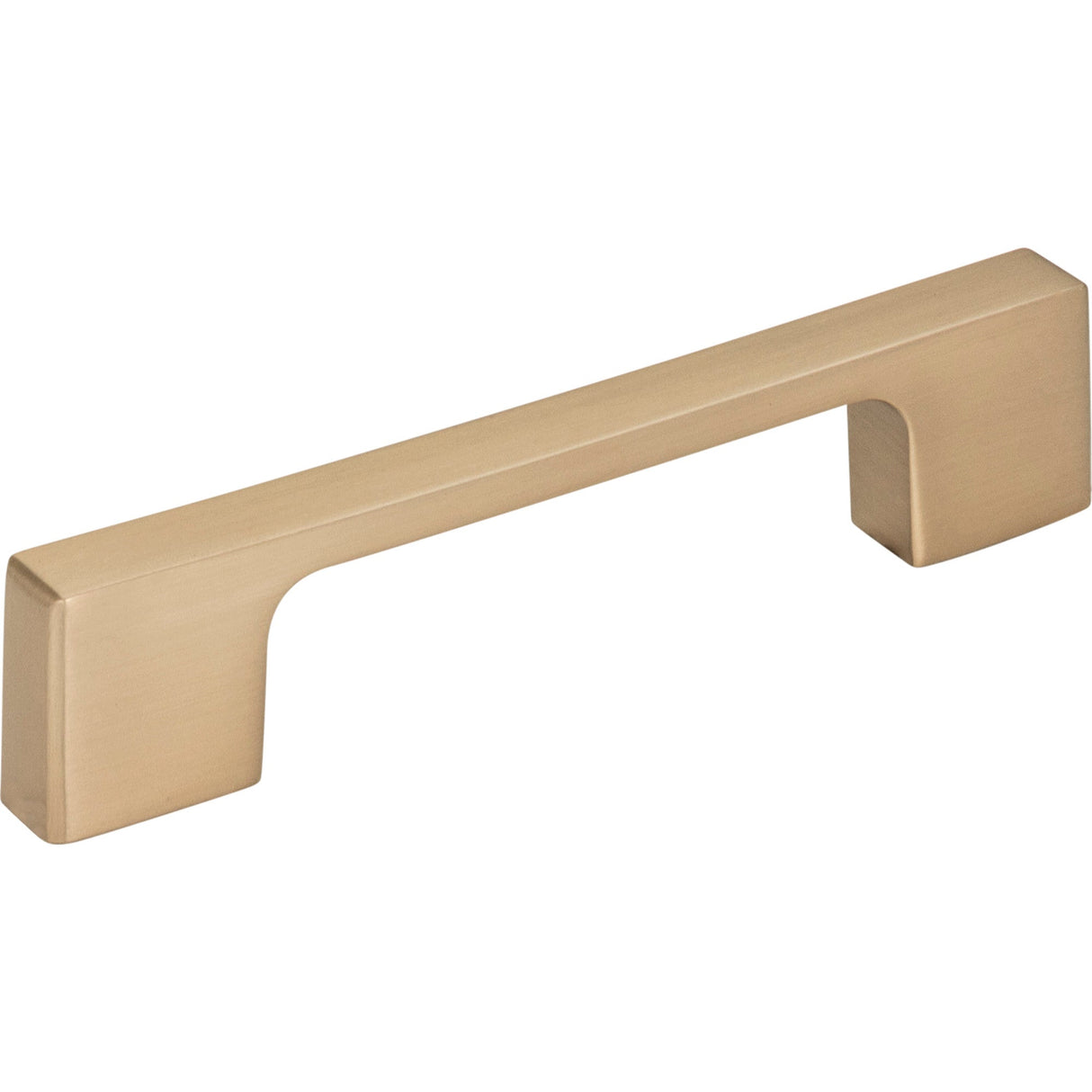 Atlas Homewares Thin Square Pull 3 3/4 Inch (c-c) Champagne