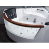 EAGO AM197ETL 5 ft Clear Rounded Corner Acrylic Whirlpool Bathtub for Two