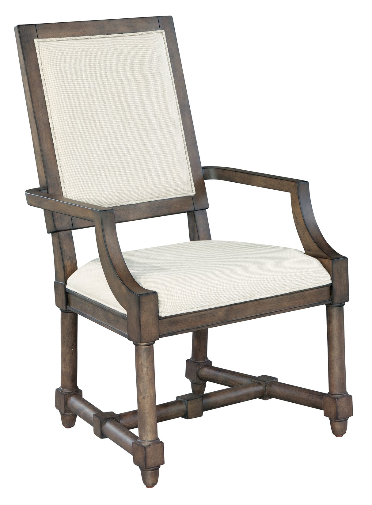 Hekman 23522 Lincoln Park 25in. x 25.75in. x 42in. Upholstered Dining Arm Chair