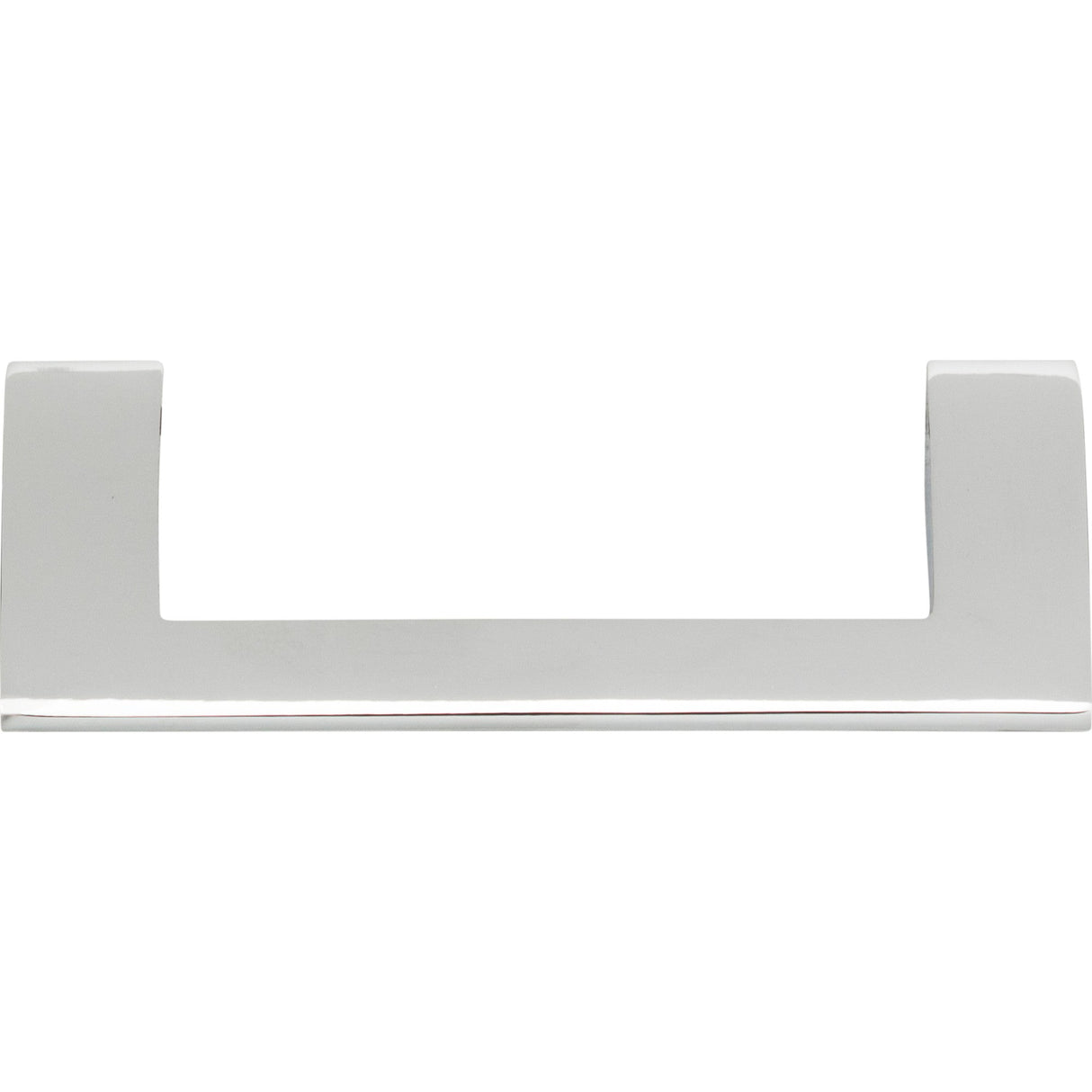 Atlas Homewares Angled Drop Pull 3 3/4 Inch (c-c) Polished Chrome