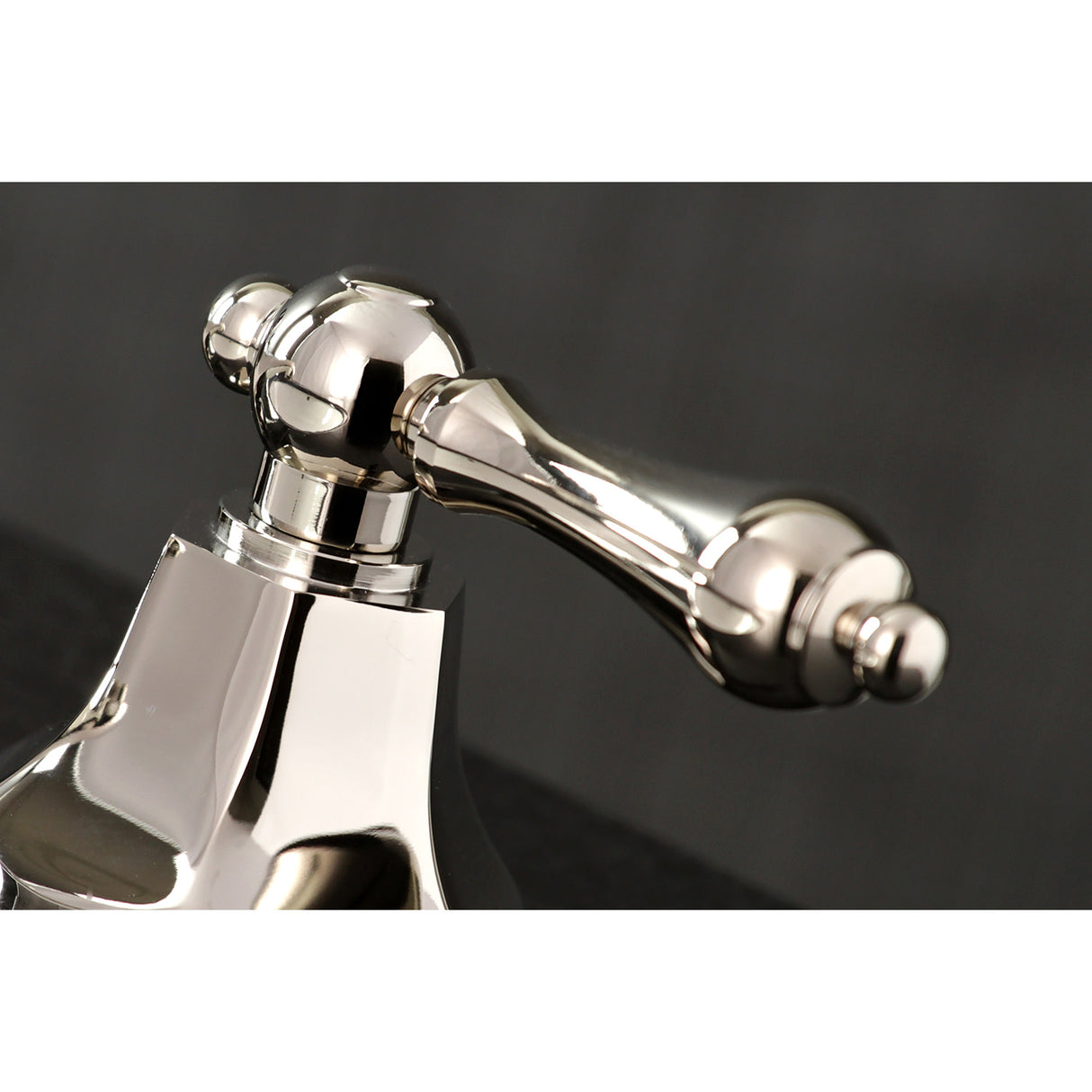 Kingston Brass KS4466AL 8 in. Widespread Bathroom Faucet, Polished Nickel