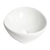 ALFI brand ABC913 White 16" Egg Shape Above Mount Ceramic Sink