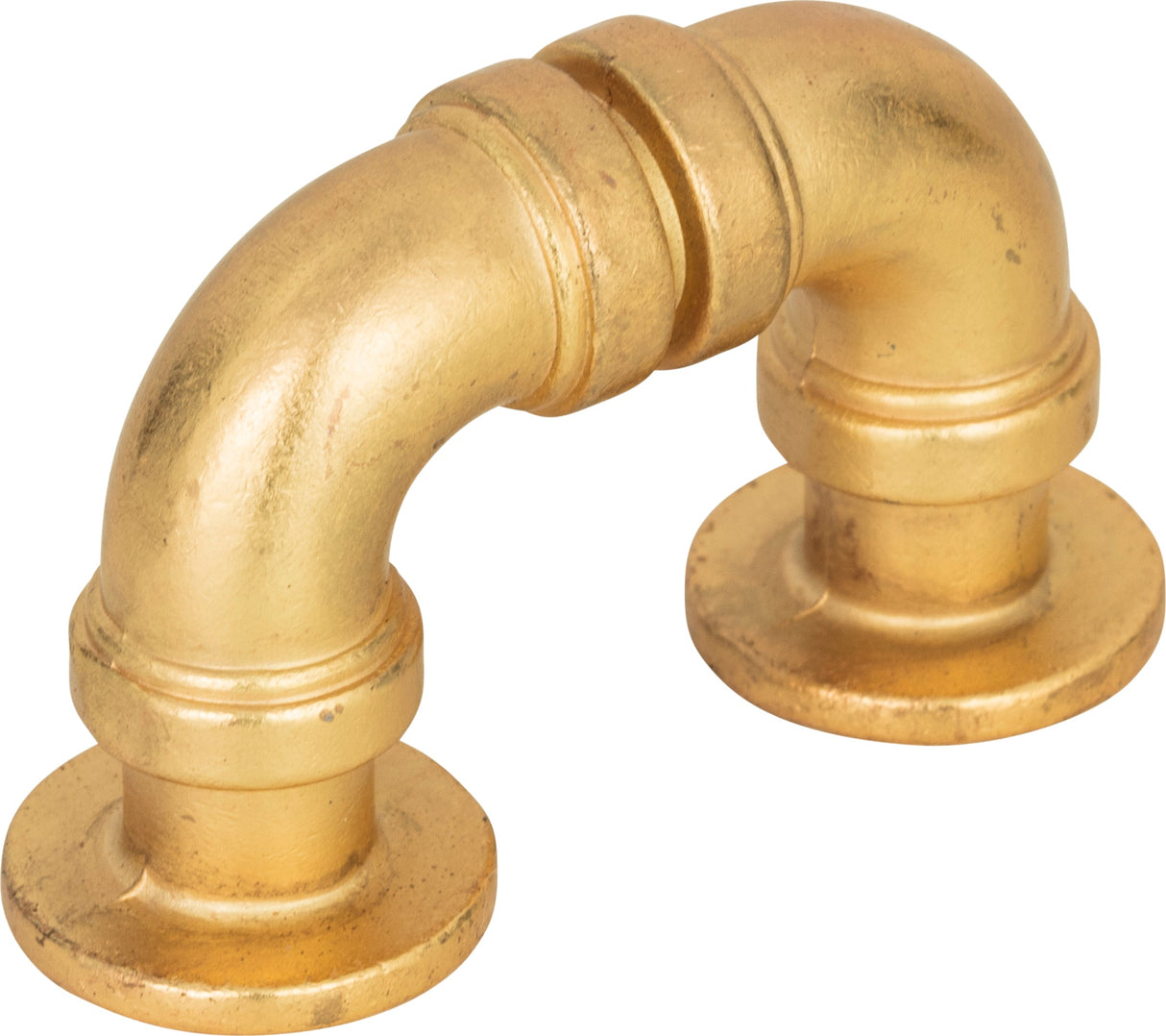 Atlas Homewares Steam Punk Finger Pull 1 5/16 Inch (c-c) Vintage Brass