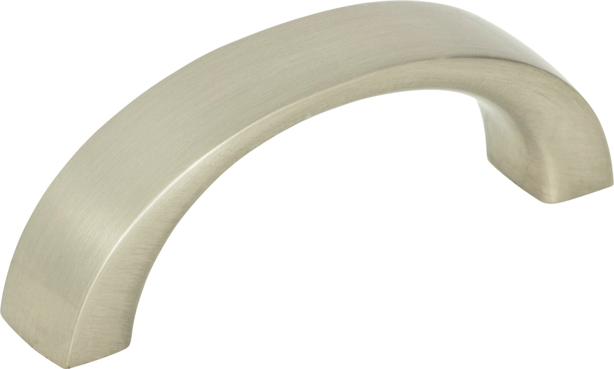 Atlas Homewares Tableau Curved Pull 1 13/16 Inch (c-c) Brushed Nickel