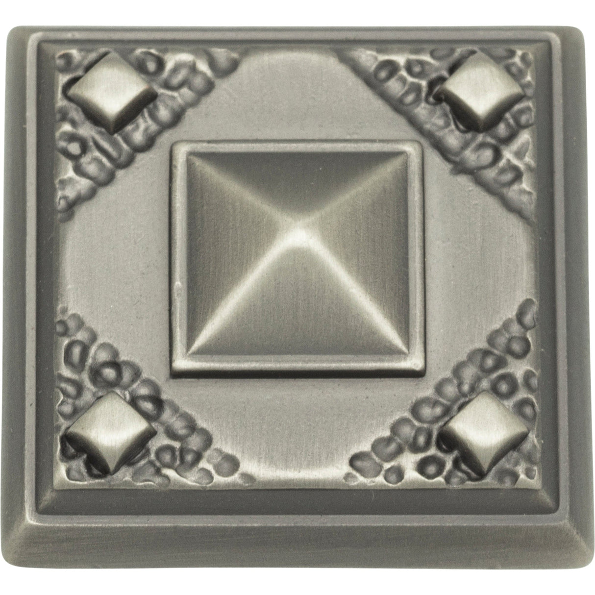 Atlas Homewares Craftsman Knob 1 1/4 Inch Pewter
