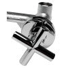 ALFI brand AB1035-PC Polished Chrome 8" Widespread Wall-Mounted Cross Handle Faucet