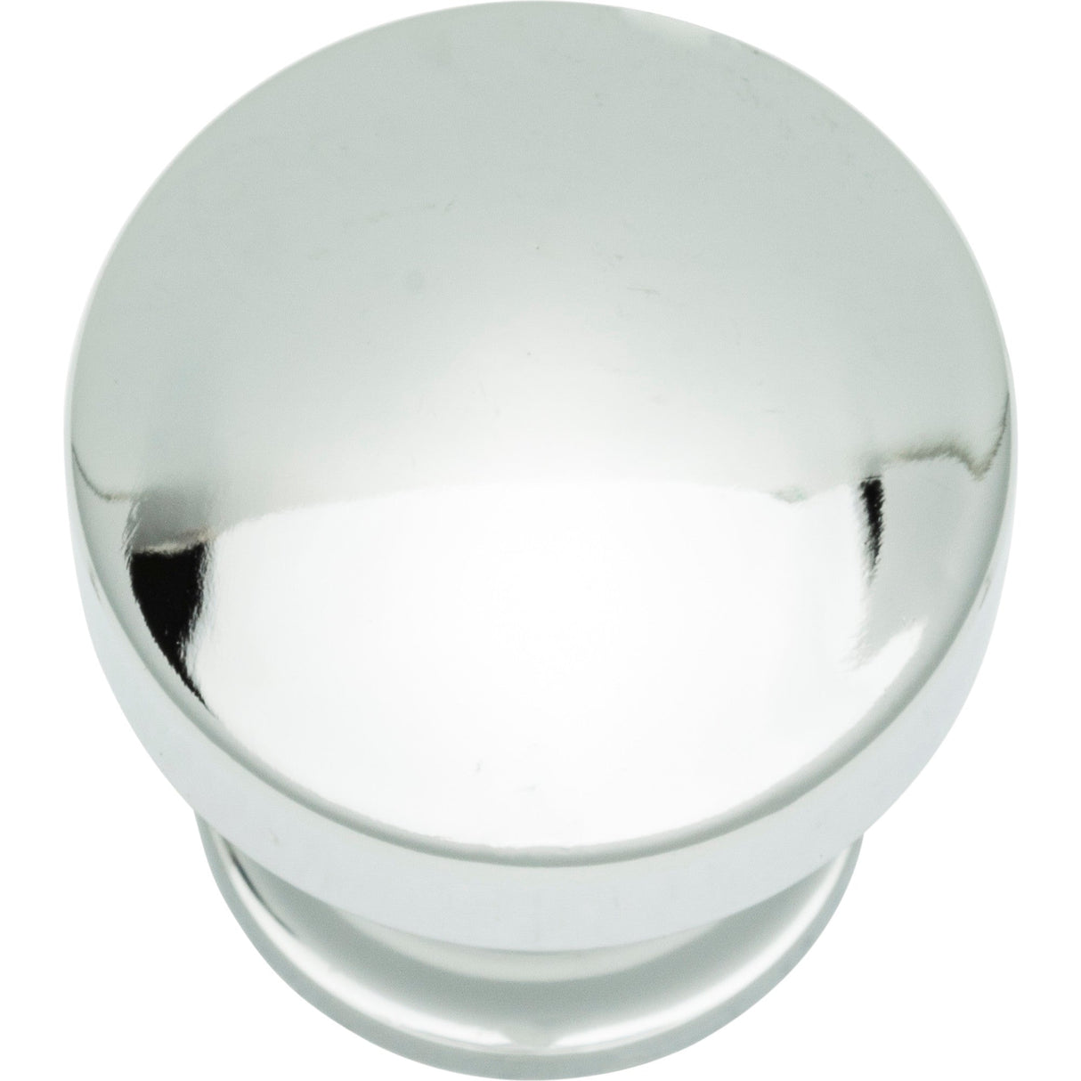 Atlas Homewares Browning Round Knob 1 1/4 Inch Polished Chrome