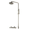 ALFI brand AB2867-BN Brushed Nickel Round Style Thermostatic Exposed Shower Set